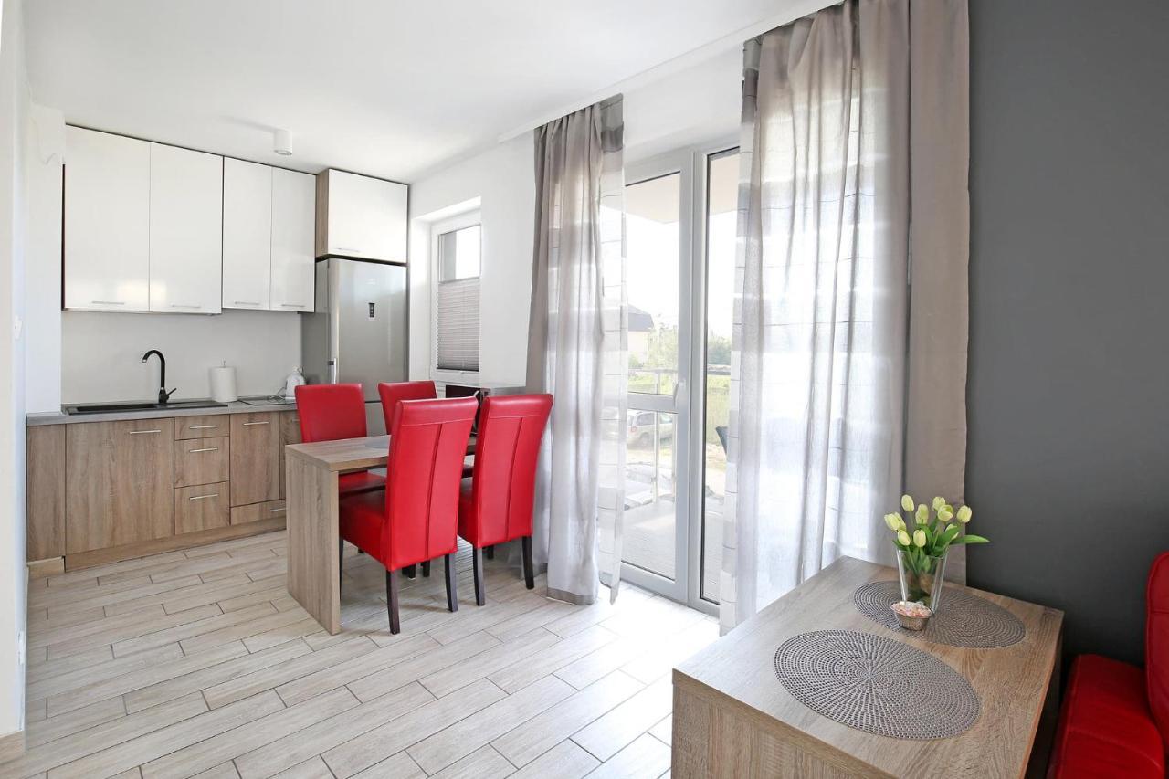 Appartamento Apartament Red Mielno Mielno  Esterno foto