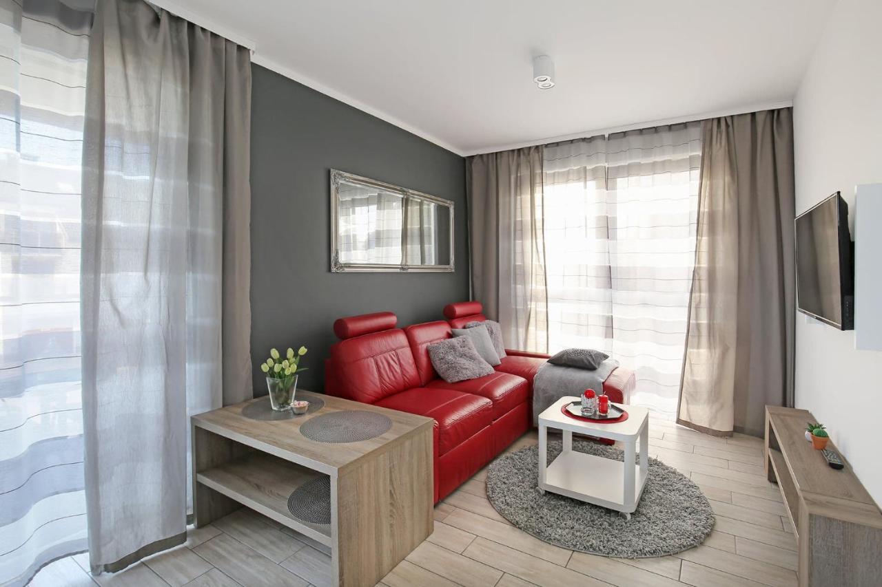 Appartamento Apartament Red Mielno Mielno  Esterno foto