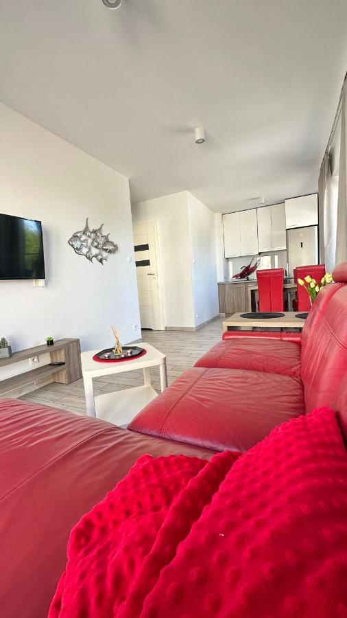 Appartamento Apartament Red Mielno Mielno  Esterno foto