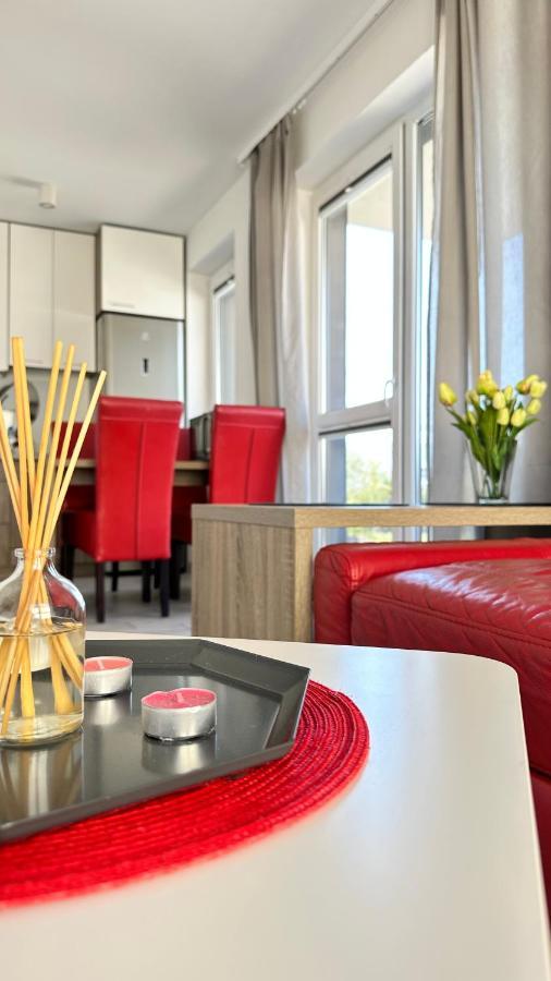Appartamento Apartament Red Mielno Mielno  Esterno foto